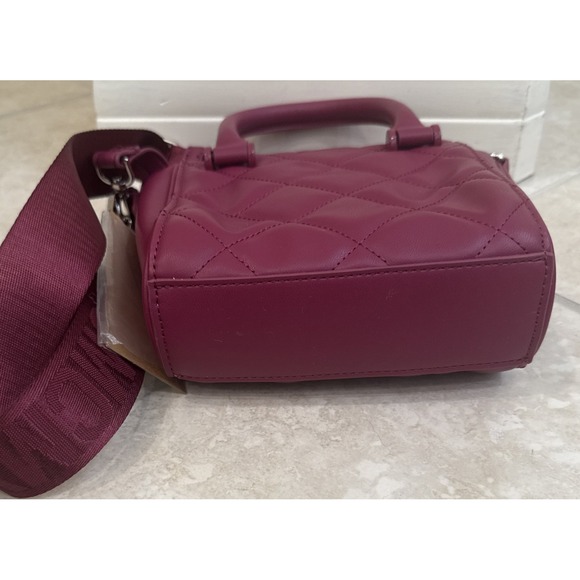 NWT Steve Madden Cranberry Purple Bbabi Viral Tiktok‎ Guitar Strap Crossbody Bag - Picture 5 of 16